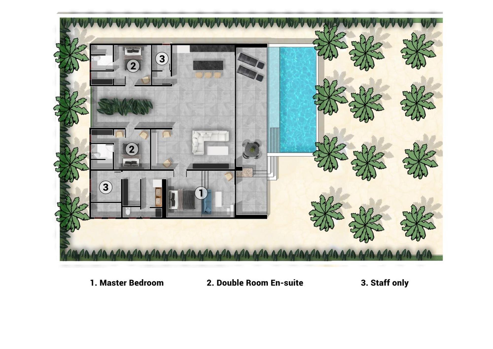 The Oasis Residence Jambiani  Exteriér fotografie